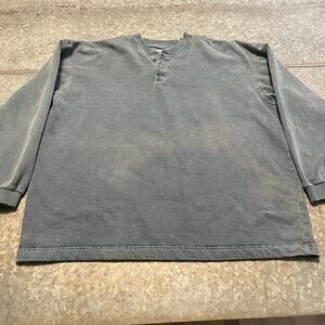 Vintage McIntosh & Seymour Henley Sweatshirt XXL USA Soccer Rugby Gear Faded 90s